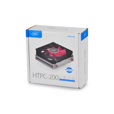 Deepcool | CPU Air Cooler | HTPC-200 | Aluminium/Red | 95-100 W | Air cooler - 8